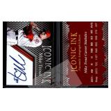 Mike Trout Iconic Ink facsimile auto