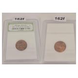 1959-1964 Lincoln Copper Penny BU INB Slab