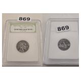 1936 Indian Head Buffalo Nickel INB Graded