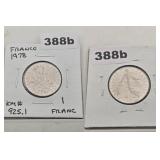 1978 France 1 Franc Nickel Sower Coin KM 925.1