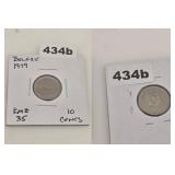 1979 Belize 10 Cents Copper-Nickel Coin KM#35