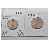 Germany 2011 F 5 Euro Cent Copper Plated Coin