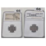 Western Roman Valentinian II Copper AE2 NGC