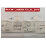 2009 Birth of Our Nation Statue of Liberty Gold...