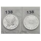 Sunshine Minting 1 oz .999 Fine Silver Round