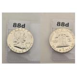 1963 Franklin Silver Half Dollar Uncirculated