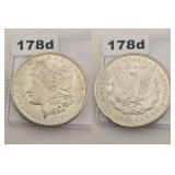 1921 Morgan Silver Dollar Uncirculated Coin