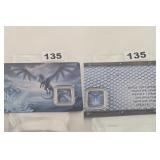 320 COINS DRAGON FIRE .999 COPPER 1G BAR CARD