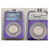 1967 SMS Washington Quarter NGC MS67 Rare TB