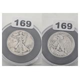1943-D WALKING LIBERTY SILVER HALF DOLLAR coin
