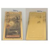 2025 FLORIDA 2 GOLDBACK 24K GOLD 1/500 AU