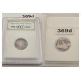 Indian Head Buffalo Nickel 1913-1938 INB Slab