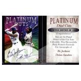Plat Cuts Bo Jackson Deion Sanders Fac Autos