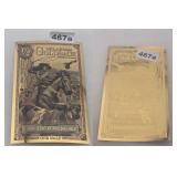 2025 Oklahoma 1/2000 Goldback 24K Gold Note