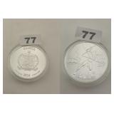 2024 SAMOA 1 OZ .999 SILVER BATMAN 5 DOLLARS