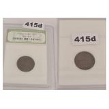 1957 LINCOLN WHEAT CENT COPPER INB HOLDER