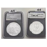 2023 Rwanda African Crocodile Silver NGC MS70