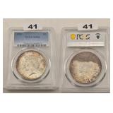 1923 Peace Silver Dollar PCGS MS63 Toned Coin