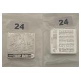 2024 Donald Trump Train 1 oz Silver .999 Bar