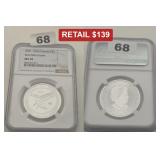 2021 Canada Red-tailed Hawk Silver MS 70 NGC