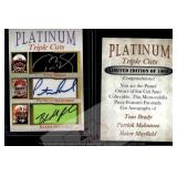 Plat Cuts Brady Mahomes Mayfield Facsimile Autos