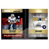 Tom Brady 2000 Rookie Phenoms NFL Rookie Card