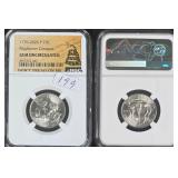 1776-2026 P Mayflower Compact NGC Gem Unc 25C