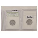 1951 JEFFERSON NICKEL UNCIRCULATED INB SLAB