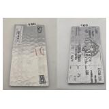1993 Mariners vs Twins Metal Ticket Silver