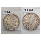 1921 Morgan Silver Dollar Uncirculated Coin