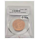 1968-Mo 20C PCGS MS66RB Mexican Coin $85