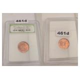 2009-P Lincoln Log Cabin Copper BU Slab INB