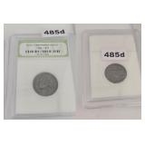 1942 P Silver Jefferson Nickel INB Slabbed