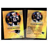 Tom Brady 2000 Rookie Phenoms Gold Rookie