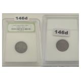 San Francisco Mint Copper Wheat Cent INB Slab