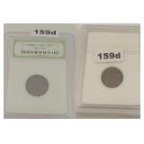 Lincoln Wheat Cent Copper Coin INB Slabbed 43