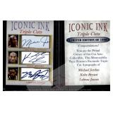 Iconic Ink Jordan Kobe LeBron Facsimile Autos
