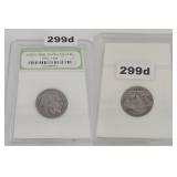 Indian Head Buffalo Nickel 1913-1938 INB Slab