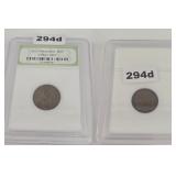 San Francisco Mint Copper Wheat Cent INB Slab