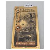 2025 Florida 2 Goldback 1/500 24K Gold Note