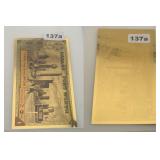 2025 Dallas Fort Worth 1/1000 24K Gold Aurum
