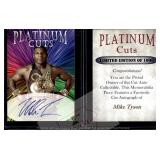 Mike Tyson Platinum Cuts Facsimile Auto