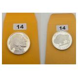 Buffalo Indian Head 1 oz .999 Fine Silver Round