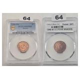 1946-Mo Mexico 1C Copper PCGS MS65RB Coin