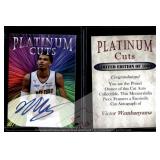 Wembanyama Platinum Cuts Facsimile Auto
