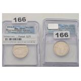 2005-P West Virginia 25c ICG SP69 Satin Finish