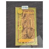 1 Washington DC Goldback 1/1000 Troy Oz Gold