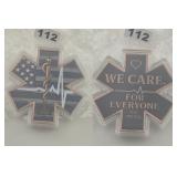 EMS WE CARE FOR EVERYONE 5 OZ .999 COPPER BAR
