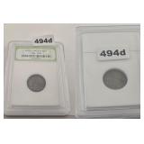 1939 Wheat Lincoln Copper Cent INB Slabbed