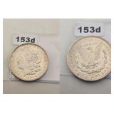 1921 Morgan Silver Dollar Uncirculated Coin